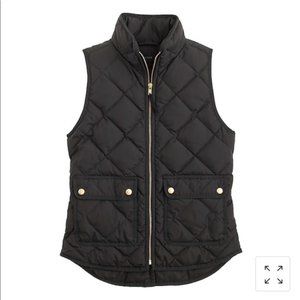 J. Crew Navy Quilted Vest